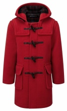 7-9 years Children Classic Duffle Coat Red 7-9 years