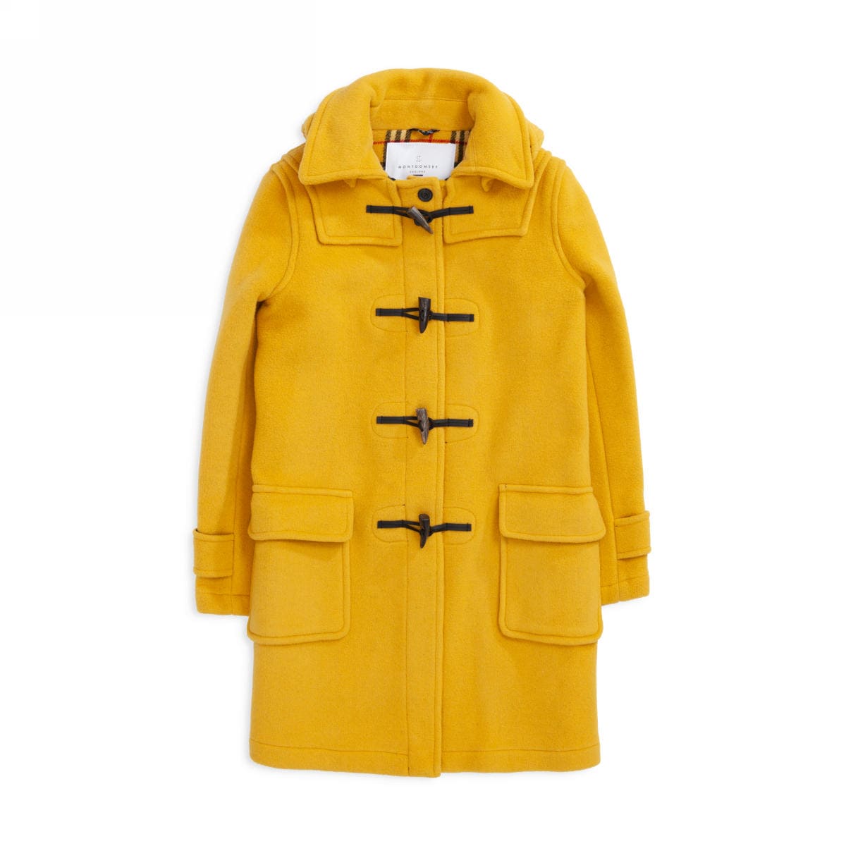 Original Montgomery Womens London Horn Toggles Mustard