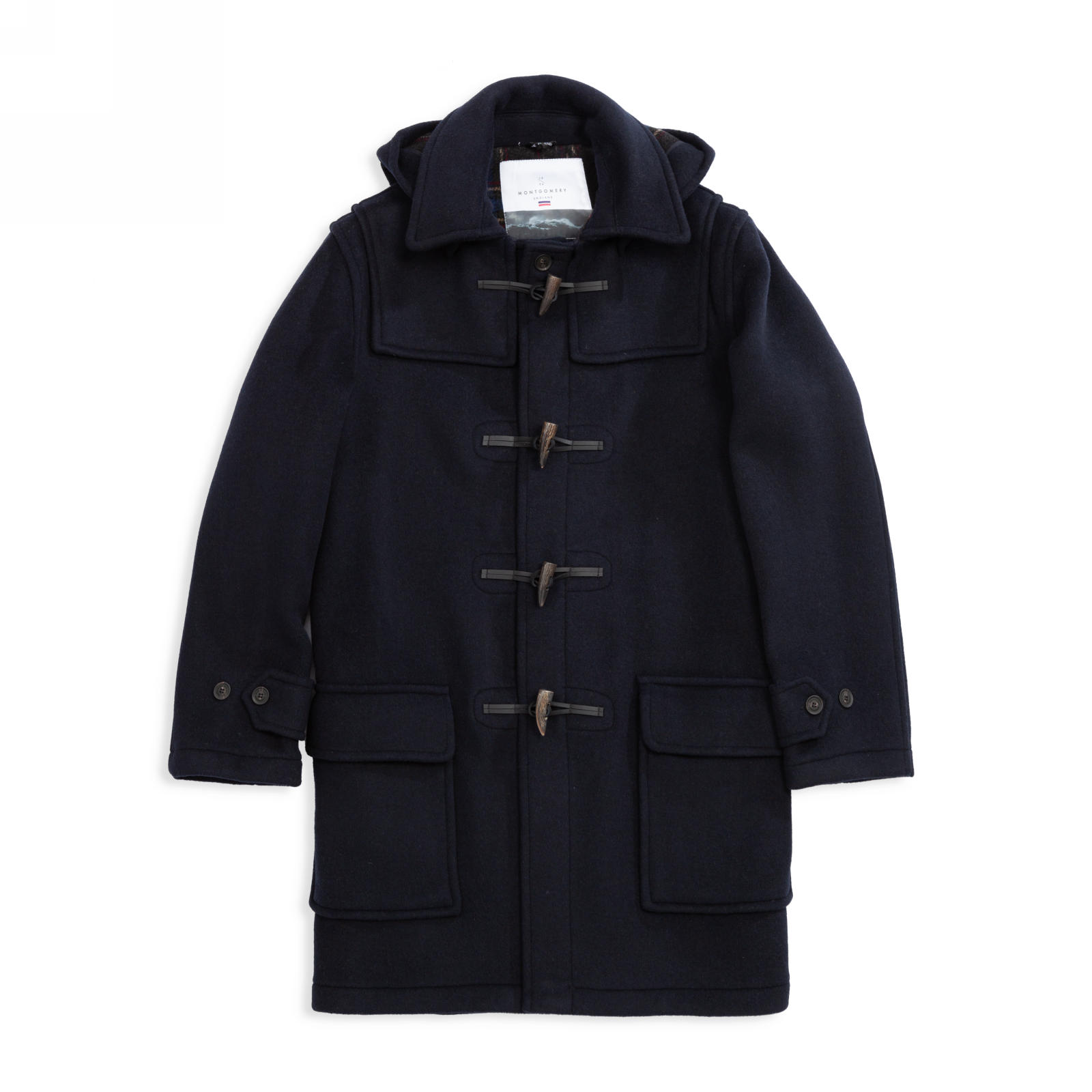 Original Montgomery London Duffle Coat Navy