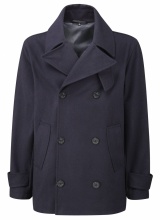 Navy Original Montgomery Lined Pea Coat Navy