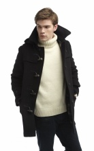 Classic Original Montgomery London Duffle Coat Black