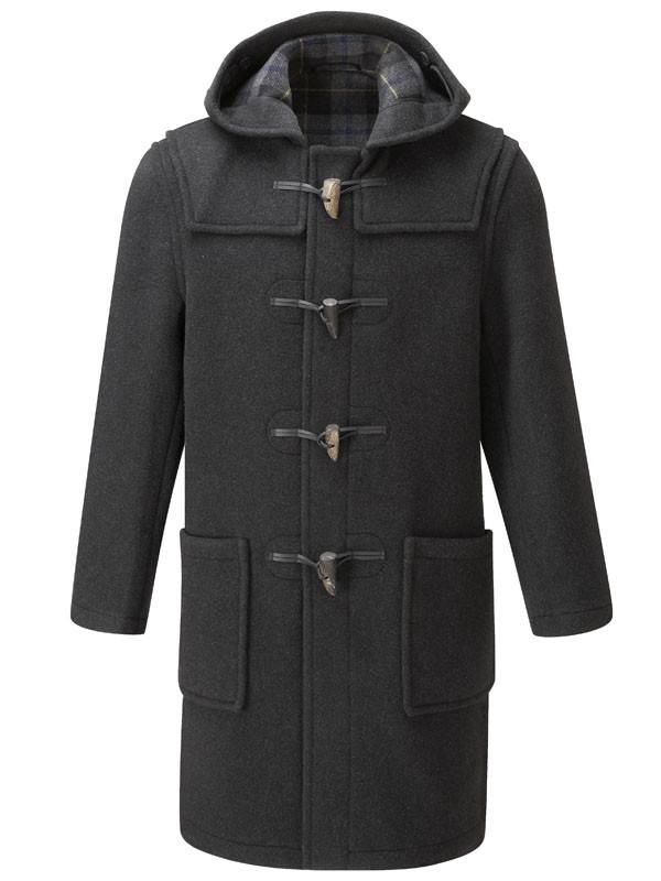Original Montgomery Classic Duffle Coat Charcoal