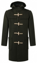 Olive Original Montgomery Duffle Coat Wooden Toggle Olive