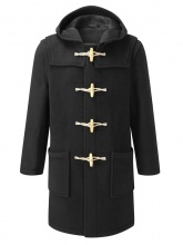 Charcoal Original Montgomery Duffle Coat Wooden Toggle Charcoal