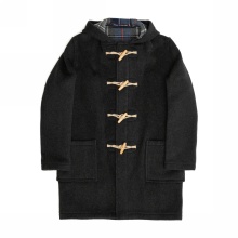 Classic London Tradition Joseph Duffle coat Wooden Toggles Charcoal
