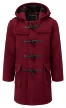 2-3 years Children Classic Duffle Coat Burgundy 2-3 years
