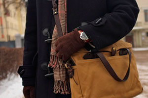 Choosing a bag to suit the duffle coat
