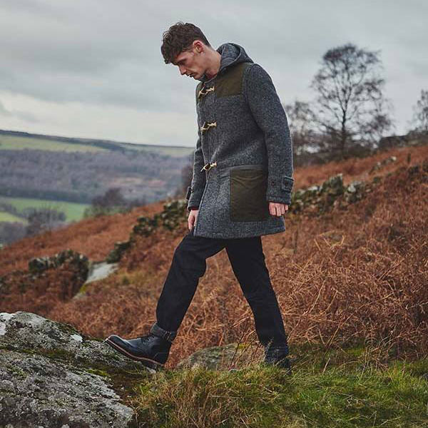Gloverall dufflecoat maschile classico 