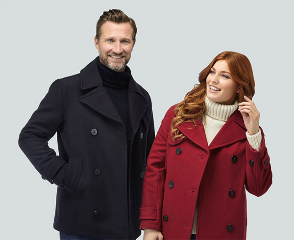 Maschile e femminile Pea coat