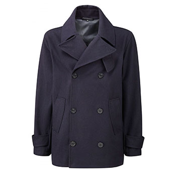 Dufflecoat maschile Original Montgomery Lined Pea coat Navy Montgomery Lined Pea coat Navy