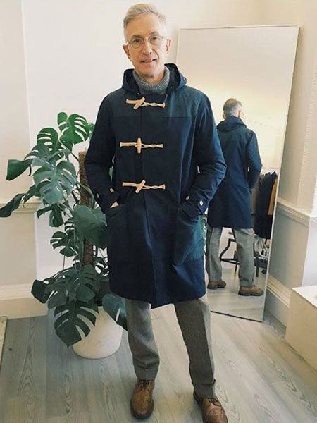 L'autore del blog sullo stile inglese dei dufflecoat