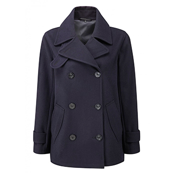 Montgomery Lined Pea coat Navy