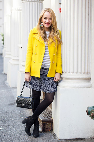 Combinazione di Pea coat femminile e gomma Pea coat femminile e gomma