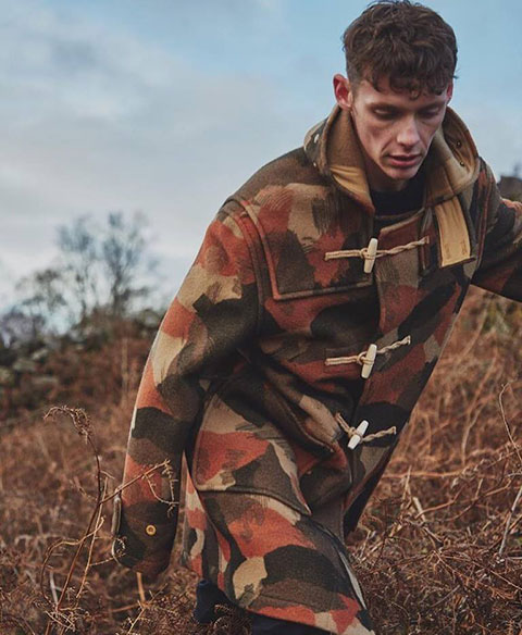 Autunnale dufflecoat maschile