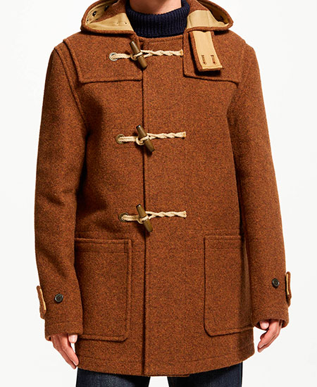 I bottoni e le tasche del dufflecoat classico I bottoni e le tasche dei dufflecoat
