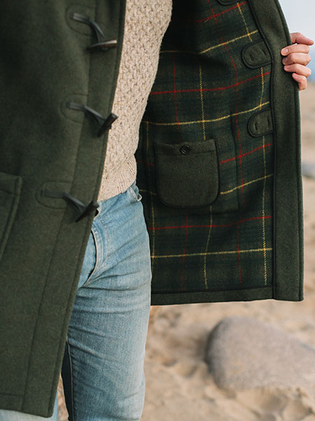 Fodera in lana di dufflecoat