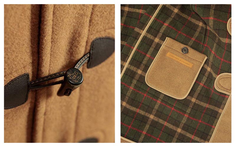 Dettagli del dufflecoat British Duffle